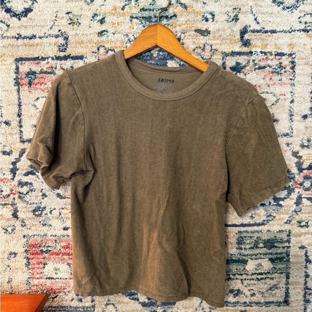 SKIMS Men's Olive Short Sleeve Tee